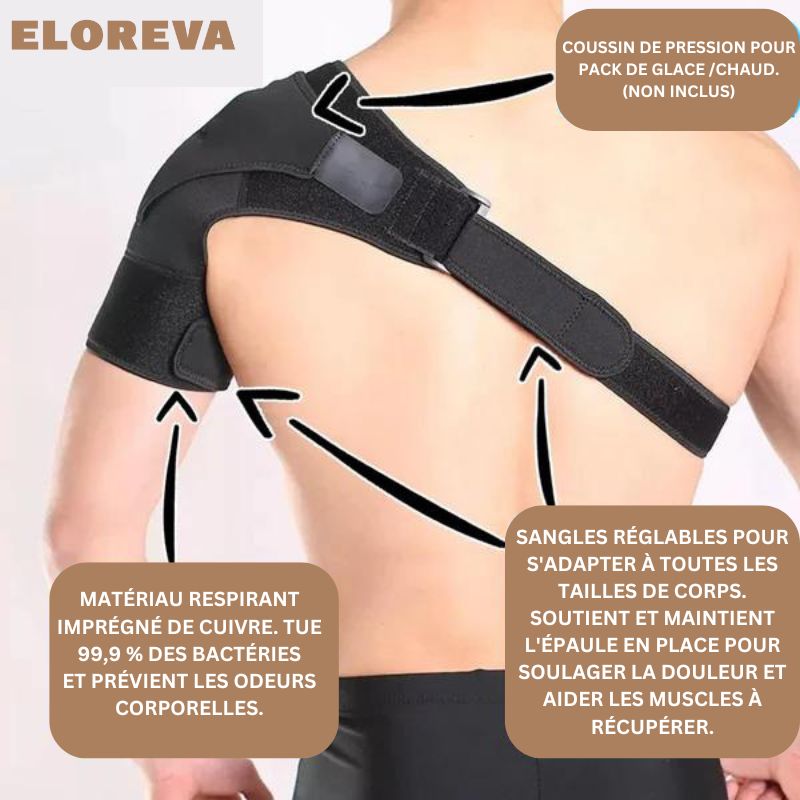 L'épaulière Eloreva-Soutien et soulagement avancés pour votre épaule