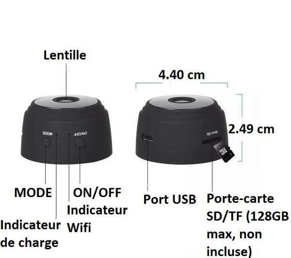 Caméra IP Full HD Sans Fil