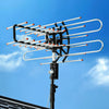 Antenne TV extérieure longue portée 500+ miles avec UHF/VHF/FM radio