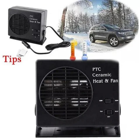 Chauffage de Voiture 150W 300W 12V Chauffage Céramique avec Ventilateur
