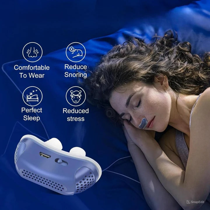 Micro CPAP - Appareil contre l'apne du sommeil pour voyage et anti-ro Eloreva Micro CPAP - Appareil contre l'apne du sommeil pour voyage et anti-ro Eloreva