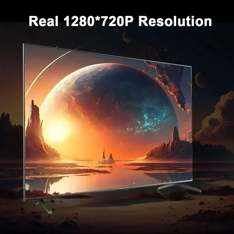 Projecteur Home Cinéma 4K pour Jeux Vidéo et Films en Plein Air