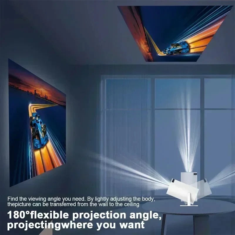 Projecteur Home Cinéma 4K pour Jeux Vidéo et Films en Plein Air